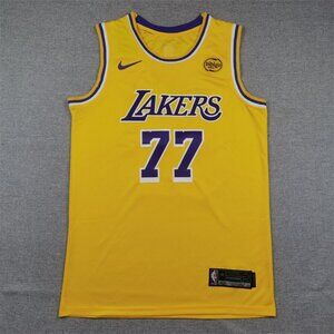 Mens Youths Available Choose Luka Doncic Yellow Stitched Jersey